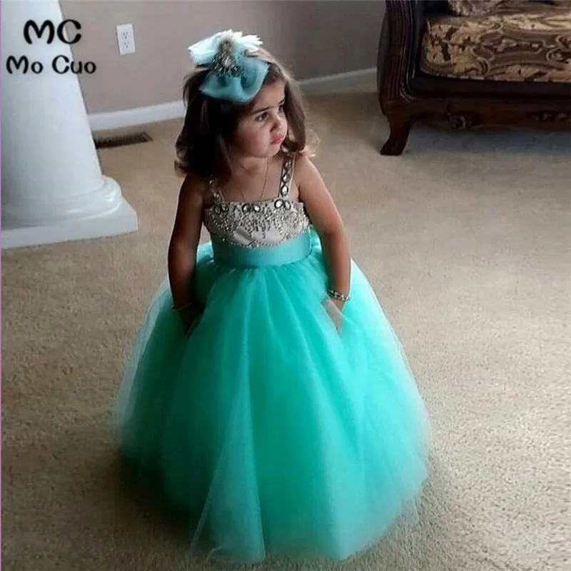 Puffy 2016 Lovely Ball Gown first communion dresses for girls kids evening gowns Crystal Green flower girl dresses for weddings
Puffy 2016 Lovely Ball Gown first communion dresses for girls kids evening gowns Crystal Green flower girl dresses for weddings