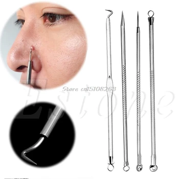 4Pcs New Nobby Pimple Acne Remover Blemish Comedone Extractor Needles Tool Set -Y207 Drop Shipping
4Pcs New Nobby Pimple Acne Remover Blemish Comedone Extractor Needles Tool Set -Y207 Drop Shipping