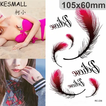 KESMALL Sexy Feather Temporary Tattoo Body Art Flash Tattoo Sticker Waterproof Styling Tatoo Home Decor Bikini Makeup Tool CO662
KESMALL Sexy Feather Temporary Tattoo Body Art Flash Tattoo Sticker Waterproof Styling Tatoo Home Decor Bikini Makeup Tool CO662