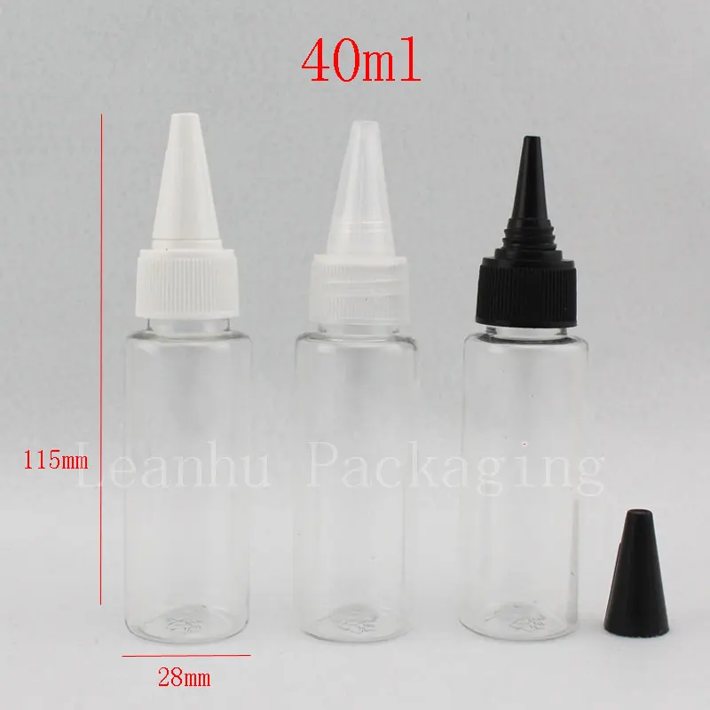 Wholesale 40ml X 50 transparent pointed mouth top cap plastic bottle containers, DIY painting empty plastic bottles jam bottle
Wholesale 40ml X 50 transparent pointed mouth top cap plastic bottle containers, DIY painting empty plastic bottles jam bottle