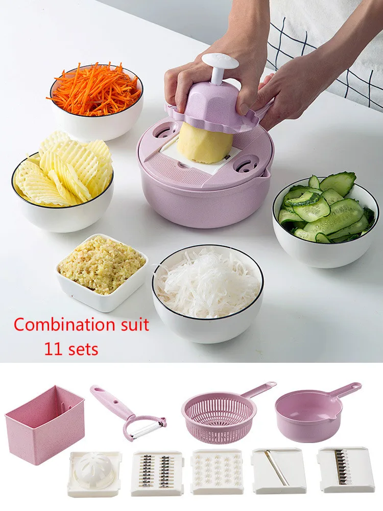 Potato Carrot Kitchen Household Shredded Grater Fruit Slicer Multi-function Manual Vegetables Cutting Tools
Potato Carrot Kitchen Household Shredded Grater Fruit Slicer Multi-function Manual Vegetables Cutting Tools
