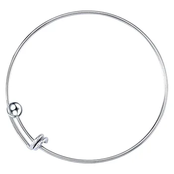 5pcs/lot Silver Plated Bracelet 2.56inch Wire Blank Cuff Flexible Blank Bangle DIY Decorations Girl Gift
5pcs/lot Silver Plated Bracelet 2.56inch Wire Blank Cuff Flexible Blank Bangle DIY Decorations Girl Gift
