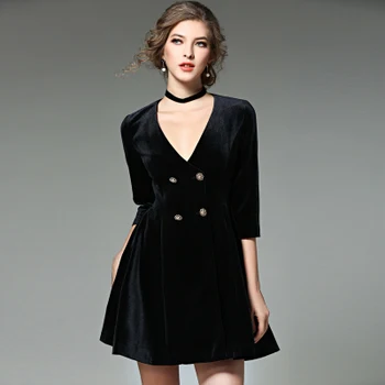 Dance&Gratify 2018 New Spring Fashion Vintage V-neck Mini Short Dress Women Femme Slim Party Dresses vestido
Dance&Gratify 2018 New Spring Fashion Vintage V-neck Mini Short Dress Women Femme Slim Party Dresses vestido