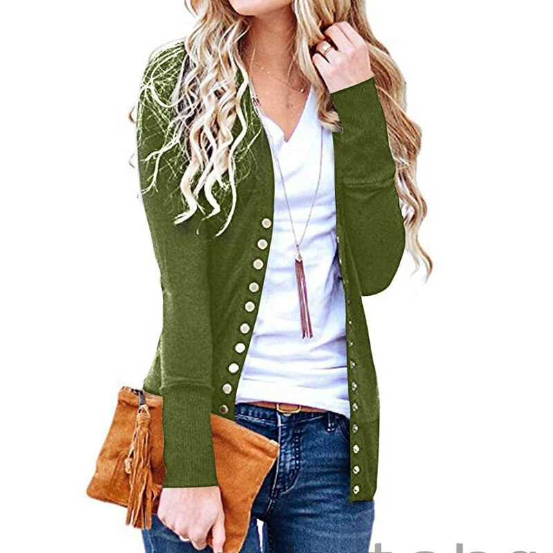 5 Solid Color Knitted Cardigan Coat Women Casual Slim Long Sleeve Sweater Autumn Winter 2018 Female Tops Coat
5 Solid Color Knitted Cardigan Coat Women Casual Slim Long Sleeve Sweater Autumn Winter 2018 Female Tops Coat