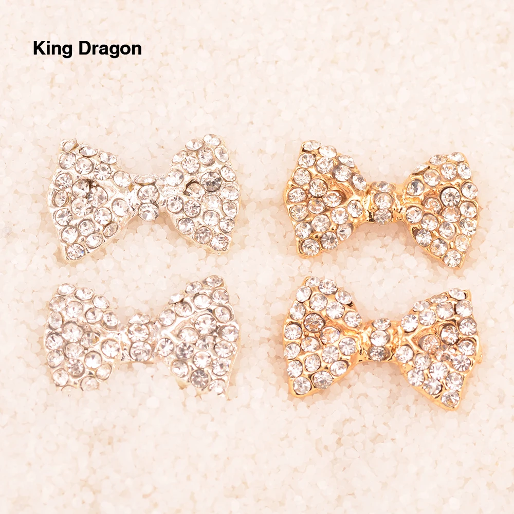2018 New Arrival Rhinestone Bow-knot Embellishmet Used On Invitation 18MM 10pcs/lot Gold Tone Or Silver Flat Back KD511
2018 New Arrival Rhinestone Bow-knot Embellishmet Used On Invitation 18MM 10pcs/lot Gold Tone Or Silver Flat Back KD511