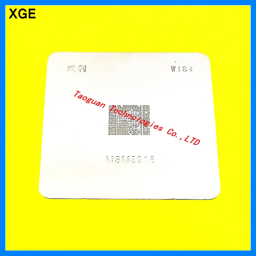2pcs/lot XGE BGA Reballing Stencil dedicate kit for MSM8916 MSM8939 MSM8216 CPU directly heating Reball Tool high quality
2pcs/lot XGE BGA Reballing Stencil dedicate kit for MSM8916 MSM8939 MSM8216 CPU directly heating Reball Tool high quality