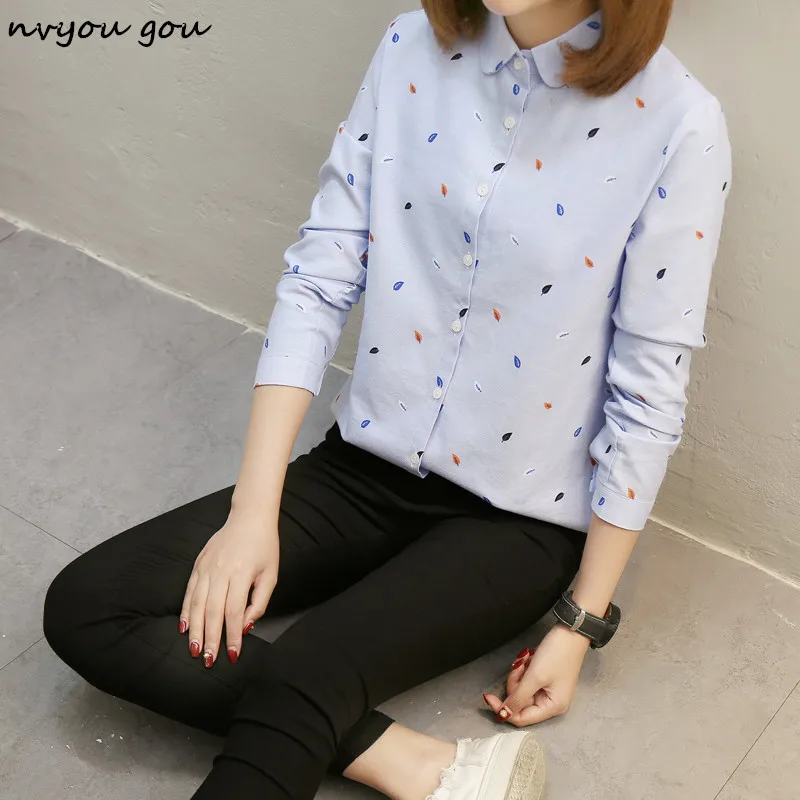 nvyou gou Printed Shirts Women 2019 Spring New Women Long Sleeve Blouse Good Quality Cotton Blouses White Tops Blusa Feminina
nvyou gou Printed Shirts Women 2019 Spring New Women Long Sleeve Blouse Good Quality Cotton Blouses White Tops Blusa Feminina