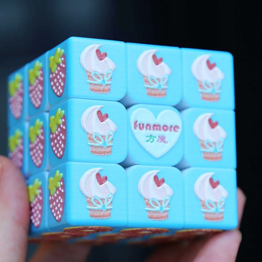 3D Embossed Cube 3x3x3 Cute Ice Cream Fruit Pattern Blind Magic Cube Cubo Magico Education Toy Children
3D Embossed Cube 3x3x3 Cute Ice Cream Fruit Pattern Blind Magic Cube Cubo Magico Education Toy Children