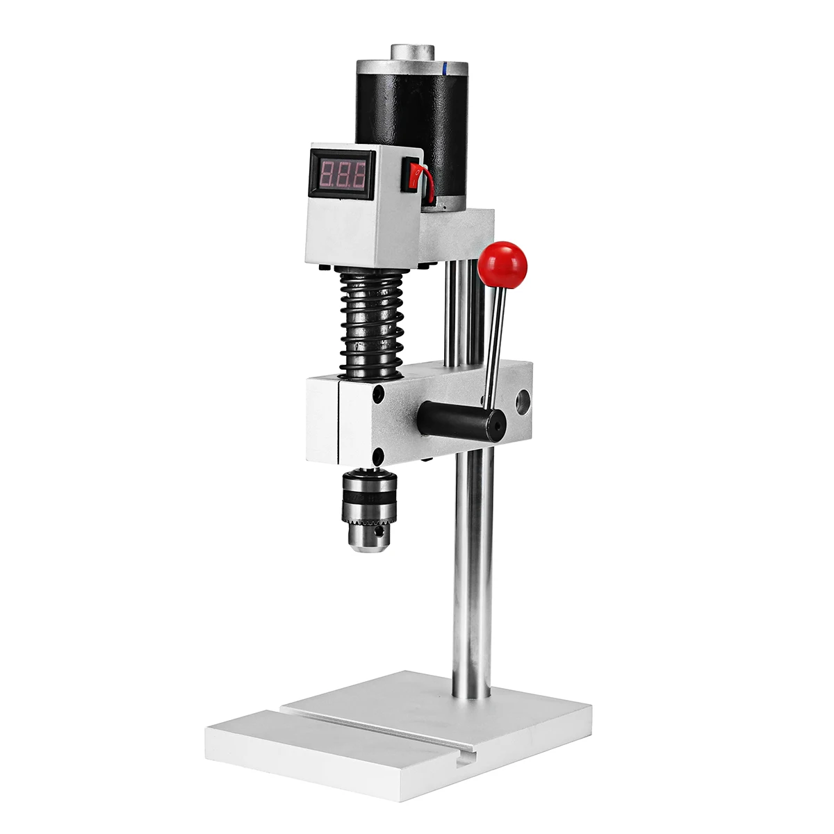 DC 24V Bench Drill Stand 100W Mini Electric Bench Drilling Machine Drill Chuck 1.5-10mm for DIY Model Makers
DC 24V Bench Drill Stand 100W Mini Electric Bench Drilling Machine Drill Chuck 1.5-10mm for DIY Model Makers