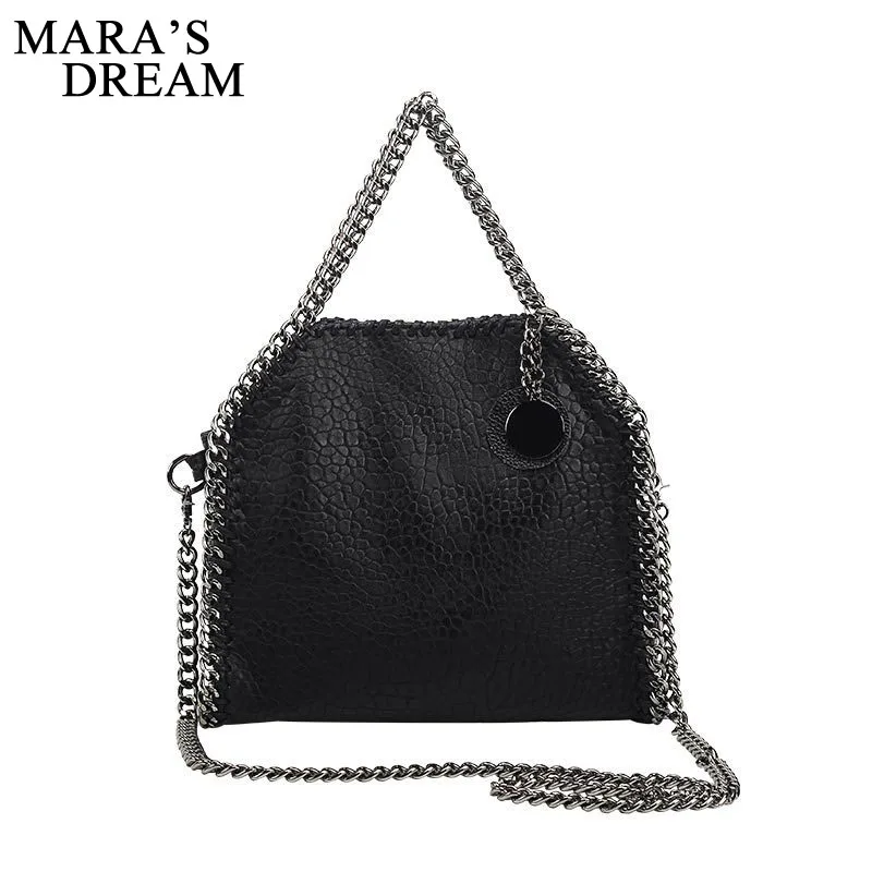 Mara's Dream 2018 Women Bag PU Leather Fashion Chain Black Big Capacity Women's Messenger Shoulder Bags Handbags Women's Totes
Mara's Dream 2018 Women Bag PU Leather Fashion Chain Black Big Capacity Women's Messenger Shoulder Bags Handbags Women's Totes