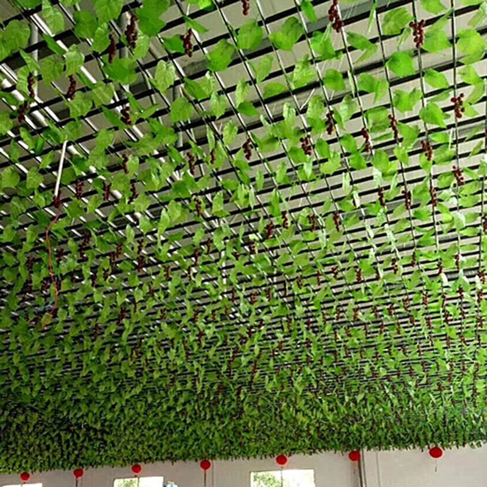 2M Fake Grape Vine Artificial Flower String Foliage Leaves Simulation Plants Green Ivy Leaf Home Wedding Garden Decoration
2M Fake Grape Vine Artificial Flower String Foliage Leaves Simulation Plants Green Ivy Leaf Home Wedding Garden Decoration