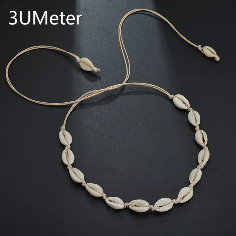 3UMeter Natural Summer Beach Shell Choker Necklace Simple Bohemian Seashell Necklace Jewelry for Women Gift Drop Shipping
3UMeter Natural Summer Beach Shell Choker Necklace Simple Bohemian Seashell Necklace Jewelry for Women Gift Drop Shipping
