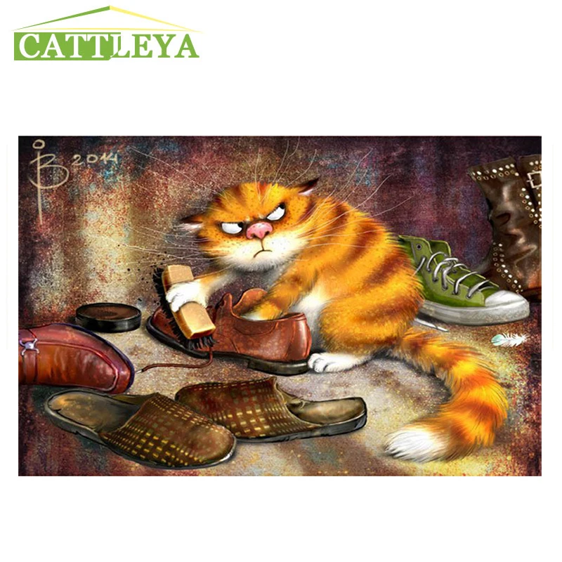 DIY Diamond Painting cat Cross Stitch Colorful Needlework 5D Diamond Mosaic 3D Diamond Embroidery Painting Rhinestones
DIY Diamond Painting cat Cross Stitch Colorful Needlework 5D Diamond Mosaic 3D Diamond Embroidery Painting Rhinestones