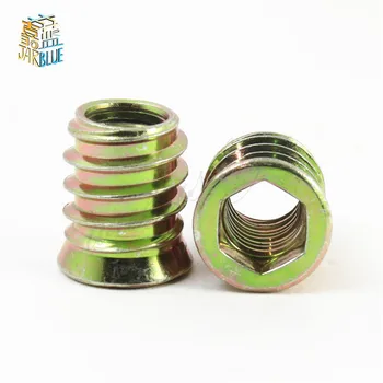 20Pcs M6 M8 M10 Zinc Alloy Iron Inside And Outside Teeth Carbon Steel Hex Socket Drive Insert Nuts Threaded For Wood Furniture
20Pcs M6 M8 M10 Zinc Alloy Iron Inside And Outside Teeth Carbon Steel Hex Socket Drive Insert Nuts Threaded For Wood Furniture