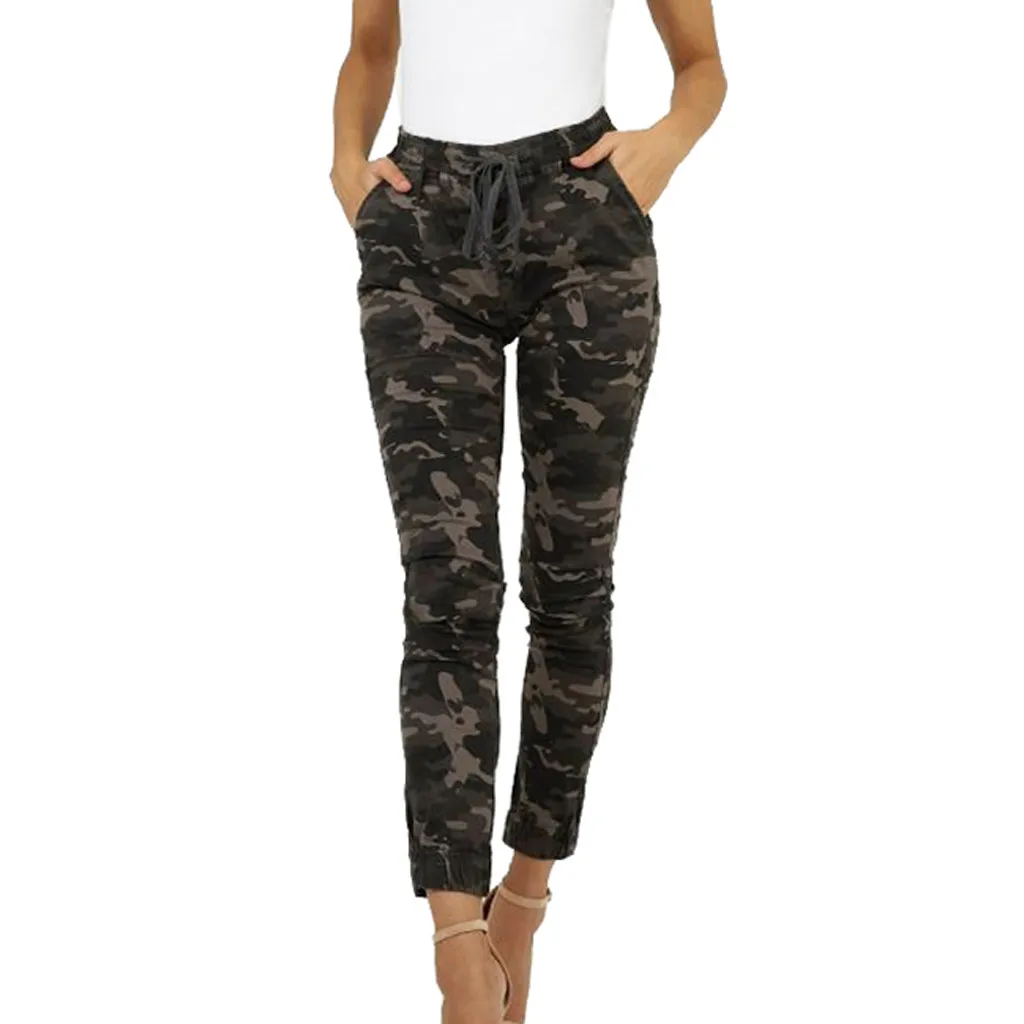 Women wide leg loose trousers strap plus size casual camouflage printed pants Ladies comfortable fashion fitness running pants
Women wide leg loose trousers strap plus size casual camouflage printed pants Ladies comfortable fashion fitness running pants