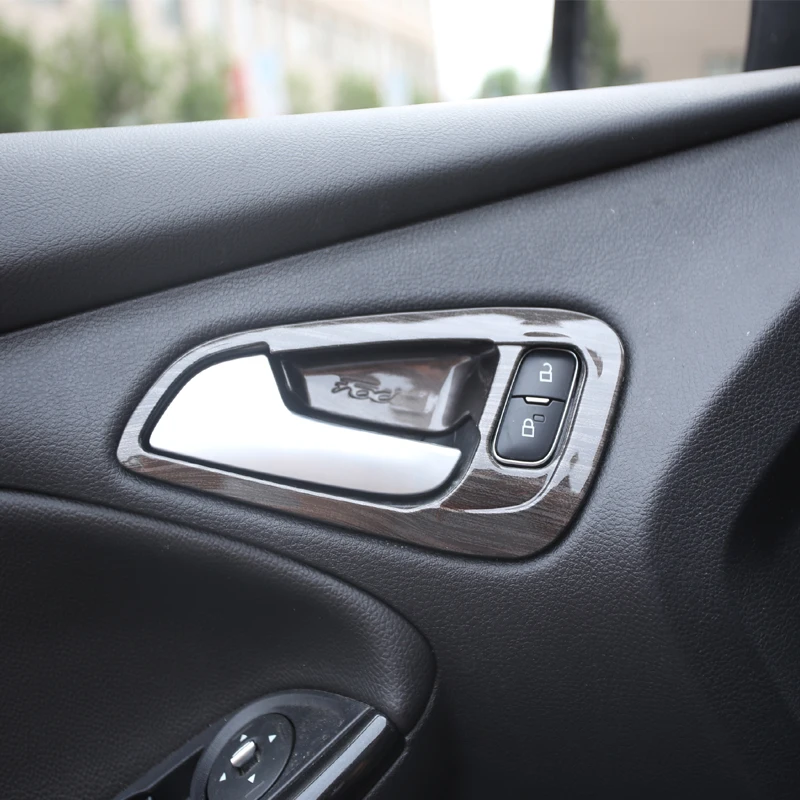 Wood Grain ABS Car Inner Door Handle Cover Door Bowl Protective Trim Sticker for Ford New Focus 3 4 2015 - 2018 Accessories
Wood Grain ABS Car Inner Door Handle Cover Door Bowl Protective Trim Sticker for Ford New Focus 3 4 2015 - 2018 Accessories