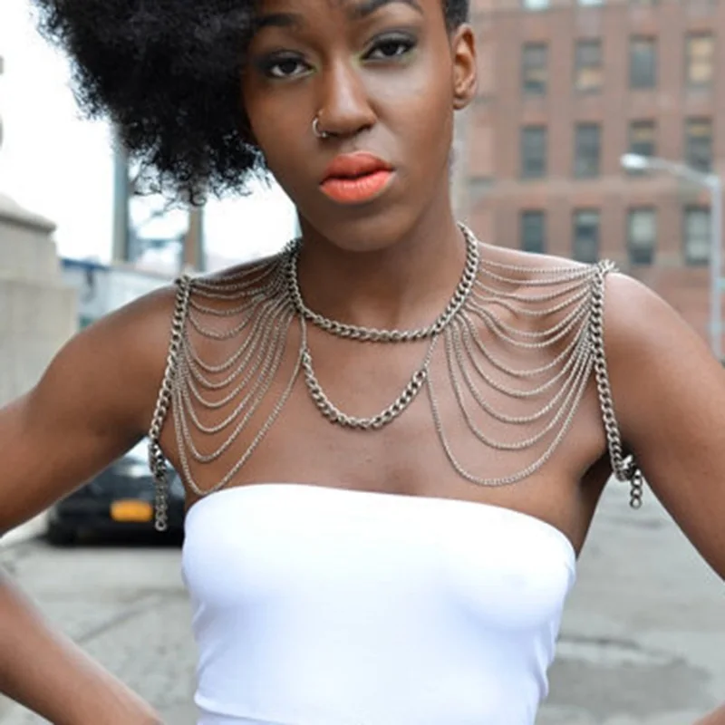 New Arrivals Women Fashion Body Chains Shoulder Jewelry Different Styles Shoulder Chains Jewelry 2 Colors
New Arrivals Women Fashion Body Chains Shoulder Jewelry Different Styles Shoulder Chains Jewelry 2 Colors