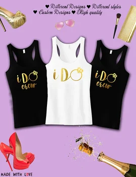 Personalized GOLD wedding Bride I Do Crew bridesmaind t shirts Bachelorette tanks tops gifts bridal vests party favors
Personalized GOLD wedding Bride I Do Crew bridesmaind t shirts Bachelorette tanks tops gifts bridal vests party favors
