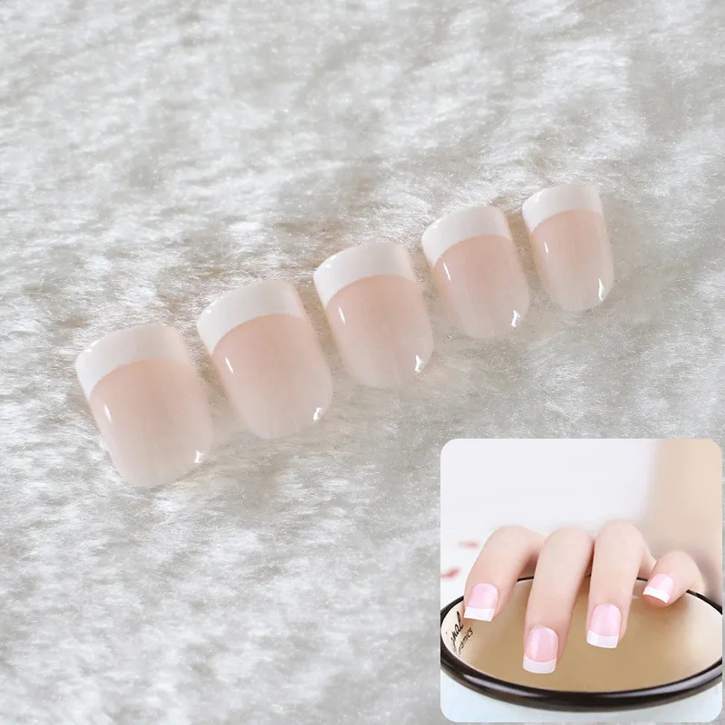 Natural French Short False Nails 24Pcs Acrylic Classical Fake Nails with 2g Glue Round Short Nail Tips Salon Acrylic Full Cover
Natural French Short False Nails 24Pcs Acrylic Classical Fake Nails with 2g Glue Round Short Nail Tips Salon Acrylic Full Cover