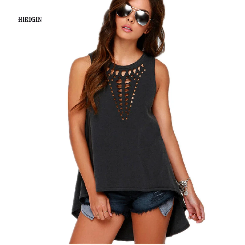 HIRIGIN New 2017 Women Retro Black Hollow Out Tank Tops Sexy Vest Sleeveless blusa Casual Loose Shirt Blouse Crochet Tops Cheap
HIRIGIN New 2017 Women Retro Black Hollow Out Tank Tops Sexy Vest Sleeveless blusa Casual Loose Shirt Blouse Crochet Tops Cheap