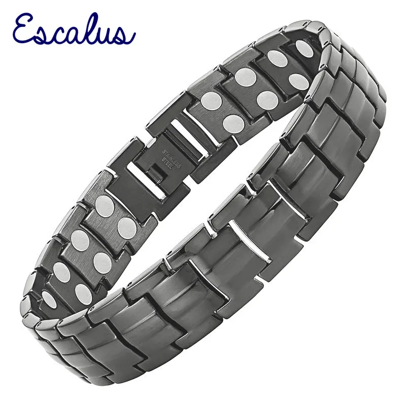 Escalus Super Magnetic Gunmetal Color Stainless Steel Bracelet Double Magnets Male Pain Relief Arthritis And Carpal Tunnel
Escalus Super Magnetic Gunmetal Color Stainless Steel Bracelet Double Magnets Male Pain Relief Arthritis And Carpal Tunnel