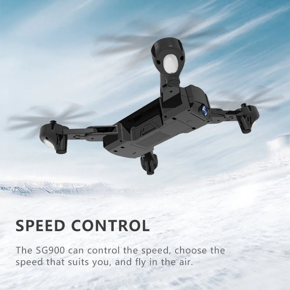 SG900 Foldable camera drone 1100mAh/2200mAh 2.4GHz 720P Drone WIFI FPV RC Drones GPS Optical Flow Positioning With Camera
SG900 Foldable camera drone 1100mAh/2200mAh 2.4GHz 720P Drone WIFI FPV RC Drones GPS Optical Flow Positioning With Camera