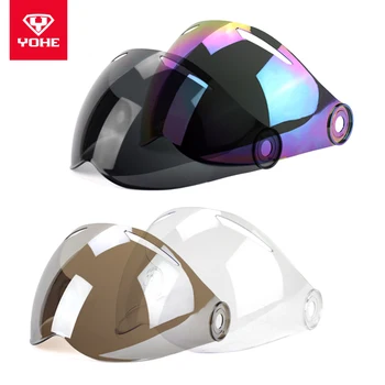 YOHE MINI Motorcycle visor, half face helmet general original lens , clear black coffee colorful silver blue
YOHE MINI Motorcycle visor, half face helmet general original lens , clear black coffee colorful silver blue