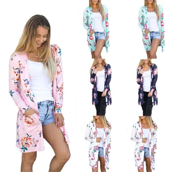 2018 New Autumn Fashion Women Outerwear Cardigan Casual Long Sleeve Florla Print Thin Open Stitch Lady Plus Size long Cardigans
2018 New Autumn Fashion Women Outerwear Cardigan Casual Long Sleeve Florla Print Thin Open Stitch Lady Plus Size long Cardigans