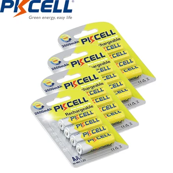 16PCS/4card PKCELL AA battery 2300-2600mah 1.2V NIMH AA rechargeable batteries for game flashlight remote control
16PCS/4card PKCELL AA battery 2300-2600mah 1.2V NIMH AA rechargeable batteries for game flashlight remote control