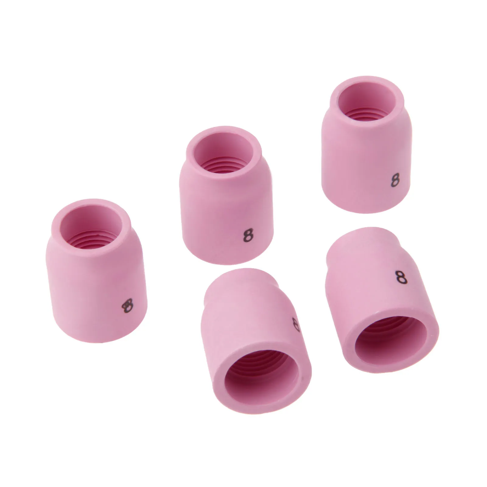DRELD 5PCS TIG Alumina Nozzle Gas Lens Ceramic Shield Cups 53N61S 8# Fit Welding Torch Accessories SR PTA DB WP 9 20 25 Series
DRELD 5PCS TIG Alumina Nozzle Gas Lens Ceramic Shield Cups 53N61S 8# Fit Welding Torch Accessories SR PTA DB WP 9 20 25 Series