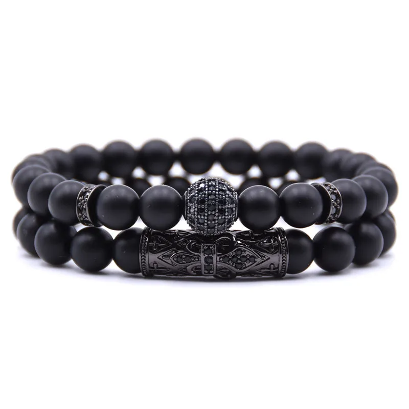 Fashion natural frosted stone micro-inlaid ochre ball long tube double-layer energy bracelet for man jewelry hot sale
Fashion natural frosted stone micro-inlaid ochre ball long tube double-layer energy bracelet for man jewelry hot sale