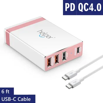 87W USB-C PD3.0 Power Adapter For Macbook XiaoMi HUAWEI Laptop Phone and more USB-C devices
87W USB-C PD3.0 Power Adapter For Macbook XiaoMi HUAWEI Laptop Phone and more USB-C devices