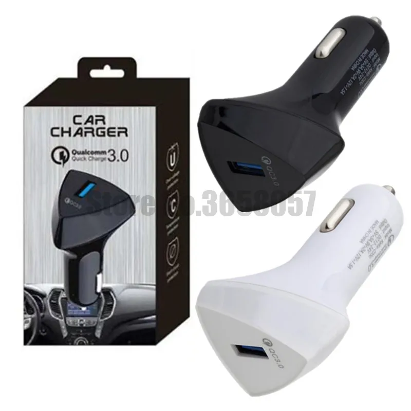 100pcs QC3.0 Fast Charge 3A Quick Charge Car Charger Fast Charging Phone Charger for Galaxy S9 with retail box
100pcs QC3.0 Fast Charge 3A Quick Charge Car Charger Fast Charging Phone Charger for Galaxy S9 with retail box