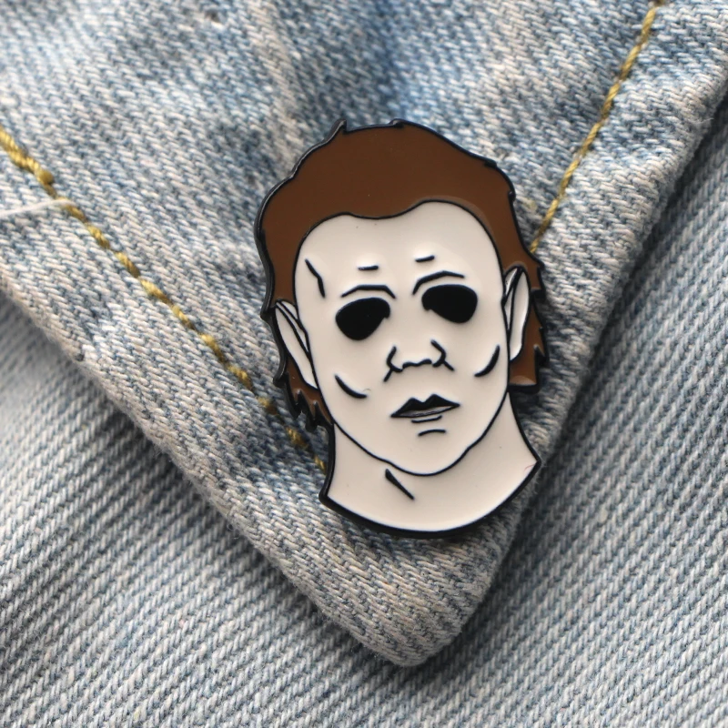 DMLSKY Michael Myers Cool Brooch Cartoon Enamel Pins For Women Men Backpack Pins Personality Kids Pin Charm Jewelry M3301
DMLSKY Michael Myers Cool Brooch Cartoon Enamel Pins For Women Men Backpack Pins Personality Kids Pin Charm Jewelry M3301