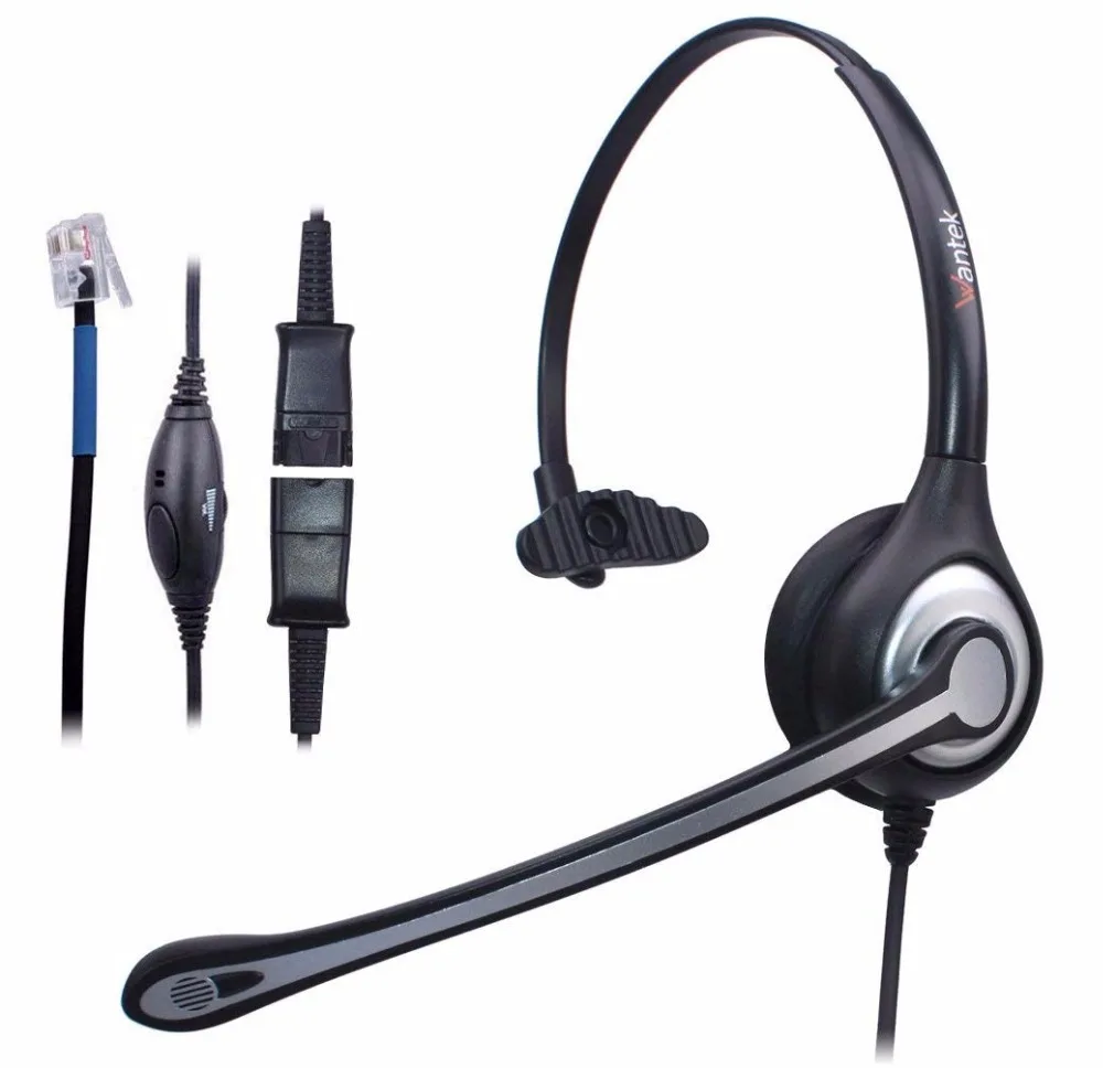 Wantek Corded Telephone Noise Canceling Mic + Quick Disconnect for Call Center Telephone Systems with Plt M10 M12 M22 Amplifiers
Wantek Corded Telephone Noise Canceling Mic + Quick Disconnect for Call Center Telephone Systems with Plt M10 M12 M22 Amplifiers