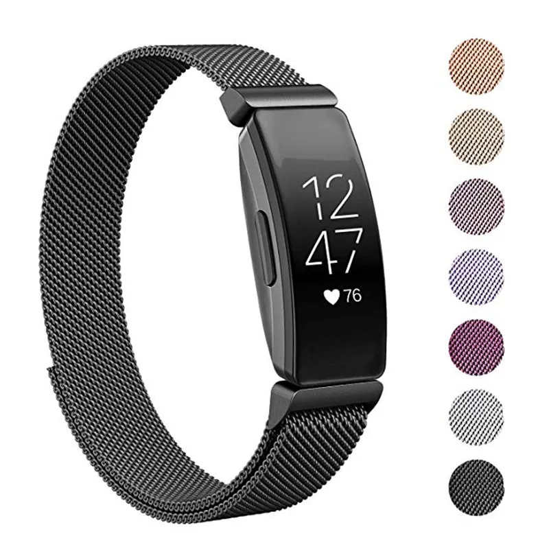 ASHEI Milanese Loop Band For Fitbit Inspire/Fitbit Inspire HR Stainless Steel Magnetic Strap Small Large for Women Men 2019
ASHEI Milanese Loop Band For Fitbit Inspire/Fitbit Inspire HR Stainless Steel Magnetic Strap Small Large for Women Men 2019