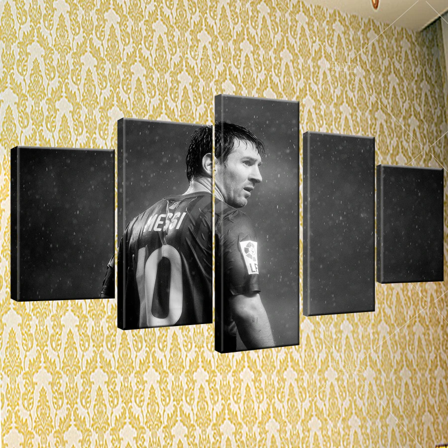 5 piece Fc Barcelona Messi canvas printed painting for living picture wall art HD print decor modern artworks football poster
5 piece Fc Barcelona Messi canvas printed painting for living picture wall art HD print decor modern artworks football poster