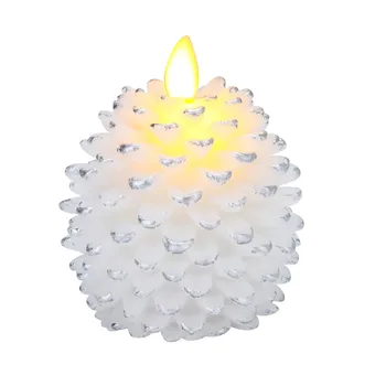 Ksperway LED Pine Cone Candles: 3.5 x 4 Unscented, Battery Operated, Flameless Candles with Timer (White)
Ksperway LED Pine Cone Candles: 3.5 x 4 Unscented, Battery Operated, Flameless Candles with Timer (White)