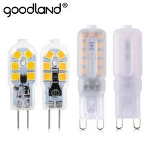 G4 G9 LED ランプ 3 ワット 5 ワットミニ LED 電球 AC 220 V DC 12 V SMD2835 スポットライトシャンデリア高品質照明ハロゲンランプを交換(China)