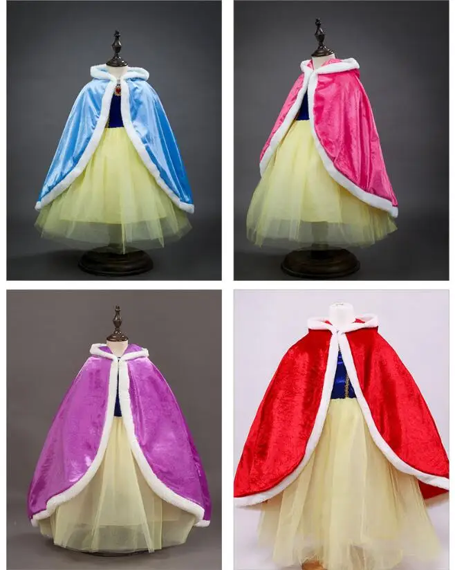2019 Baby Girls Velvet Hooded Cape Halloween Cloak Child Fantasia Fancy Birthday Party Sophia Princess Dress Cosplay Costume 
2019 Baby Girls Velvet Hooded Cape Halloween Cloak Child Fantasia Fancy Birthday Party Sophia Princess Dress Cosplay Costume