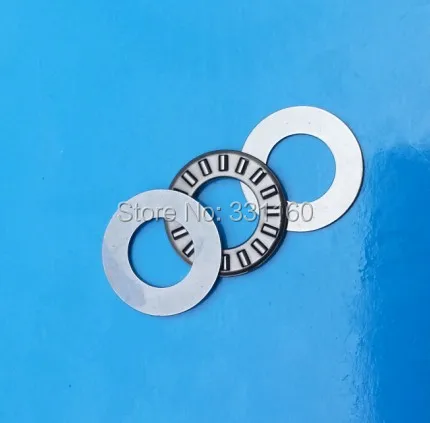 Thrust needle roller bearing with two washers NTA512+2TRC512 Size is 7.92*19.5* ( 1.984+2*2.4 ) mm,TC512
Thrust needle roller bearing with two washers NTA512+2TRC512 Size is 7.92*19.5* ( 1.984+2*2.4 ) mm,TC512