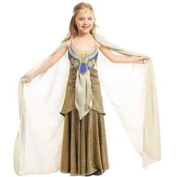 Ancient Egypt Egyptian Pharaoh Cleopatra Princess Costume for Children Halloween Costumes Girl Kids Cosplay dress
Ancient Egypt Egyptian Pharaoh Cleopatra Princess Costume for Children Halloween Costumes Girl Kids Cosplay dress