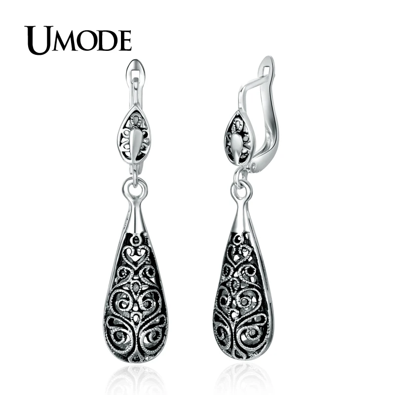 UMODE Antique Silver Color Vintage Alloy Carven Pattern Clasp Dangle Earrings Mother's Day Gifts Vintage Design Earrings JE0196
UMODE Antique Silver Color Vintage Alloy Carven Pattern Clasp Dangle Earrings Mother's Day Gifts Vintage Design Earrings JE0196