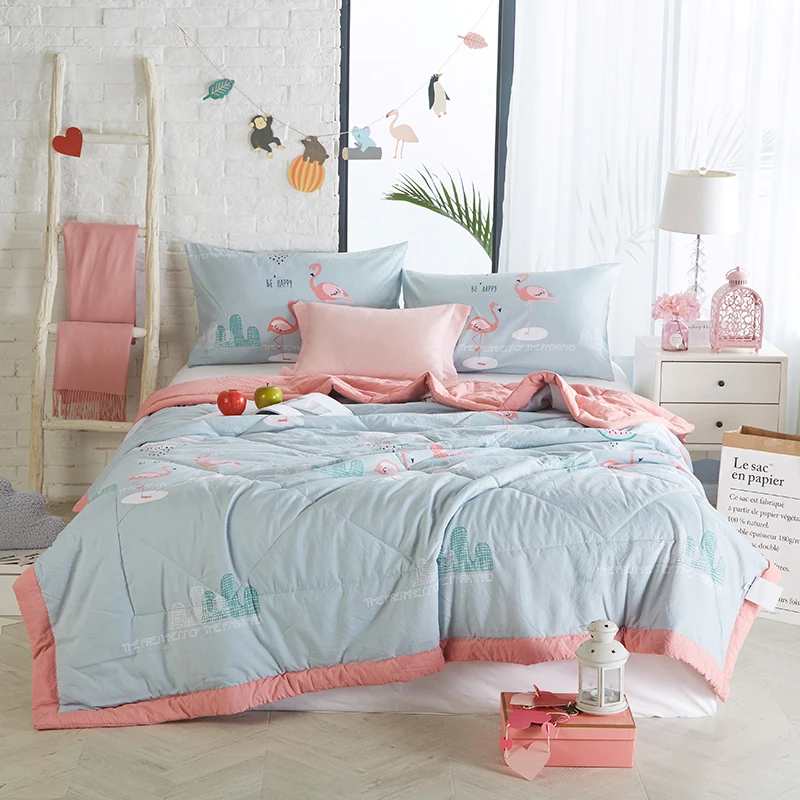 Flamingo Grey Quilting Summer Comforter Quilt Stitching Polyester Fabric Polyester Filler Twin Full Queen Air-Condition
Flamingo Grey Quilting Summer Comforter Quilt Stitching Polyester Fabric Polyester Filler Twin Full Queen Air-Condition