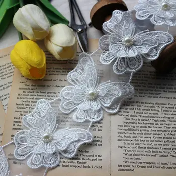 LASUI 3y = 42 butterflies High-quality double-layer organza beaded embroidery lace applique DIY wedding veil jewelry 0282
LASUI 3y = 42 butterflies High-quality double-layer organza beaded embroidery lace applique DIY wedding veil jewelry 0282