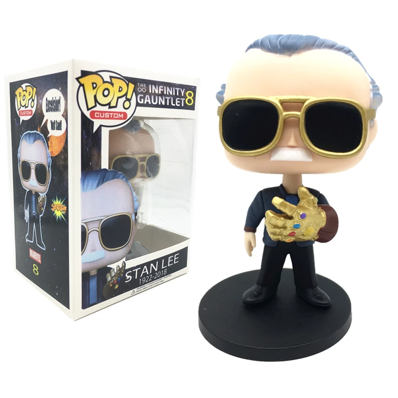 Funko POP Stan Lee The Infinity Gauntlet 8 Pop Vinyl Action Figures Collectible Model Toys For Children Boy Girl Kids Gifts
Funko POP Stan Lee The Infinity Gauntlet 8 Pop Vinyl Action Figures Collectible Model Toys For Children Boy Girl Kids Gifts