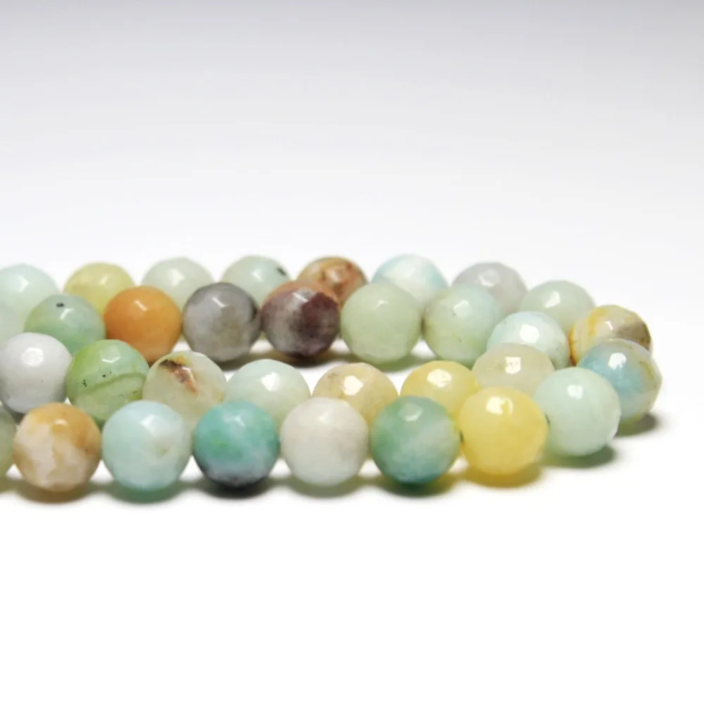 Wholesale AAA+ Faceted Mix Color Amazon Natural Stone Beads For Jewelry Making DIY Bracelet Necklace 4/6/8/10/12 mm Strand 15''
Wholesale AAA+ Faceted Mix Color Amazon Natural Stone Beads For Jewelry Making DIY Bracelet Necklace 4/6/8/10/12 mm Strand 15''