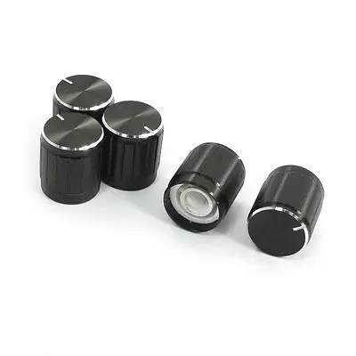 Nonslip Ribbed Grip Potentiometer Rotary Knobs Caps 6mm Dia. Hole Black 5pcs
Nonslip Ribbed Grip Potentiometer Rotary Knobs Caps 6mm Dia. Hole Black 5pcs