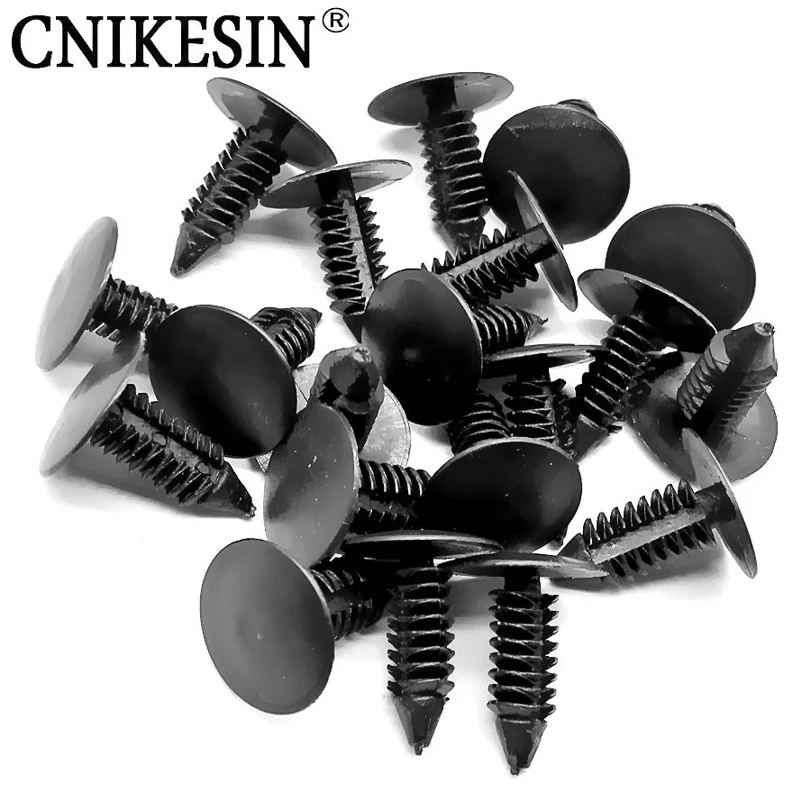 CNIKESIN 100PCS Car Fastener fit 8mm Hole Nylon Car Clips Fender Bumper Shield Retainer Plastic Rivet For Automobile
CNIKESIN 100PCS Car Fastener fit 8mm Hole Nylon Car Clips Fender Bumper Shield Retainer Plastic Rivet For Automobile