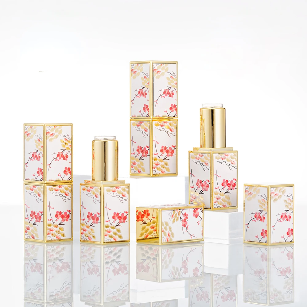 High-grade Embossed Plum Blossom Lipstick Square White Tube,Wholesale Lipstick Packaging
High-grade Embossed Plum Blossom Lipstick Square White Tube,Wholesale Lipstick Packaging